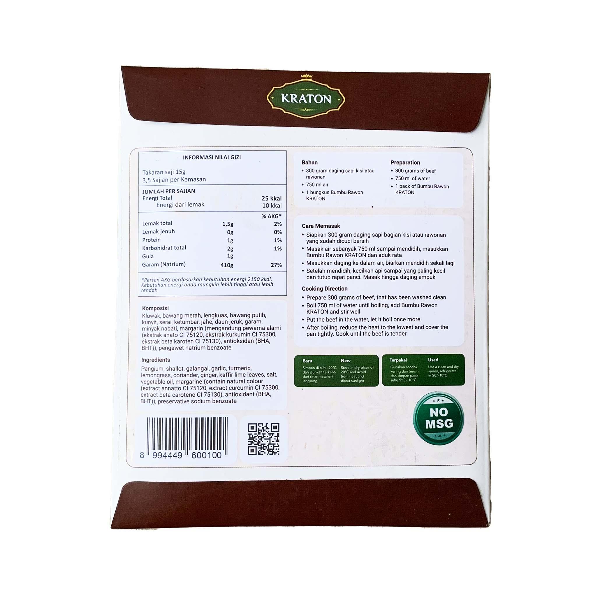 Kraton Rawon 42 gram Inter Buana Mandiri