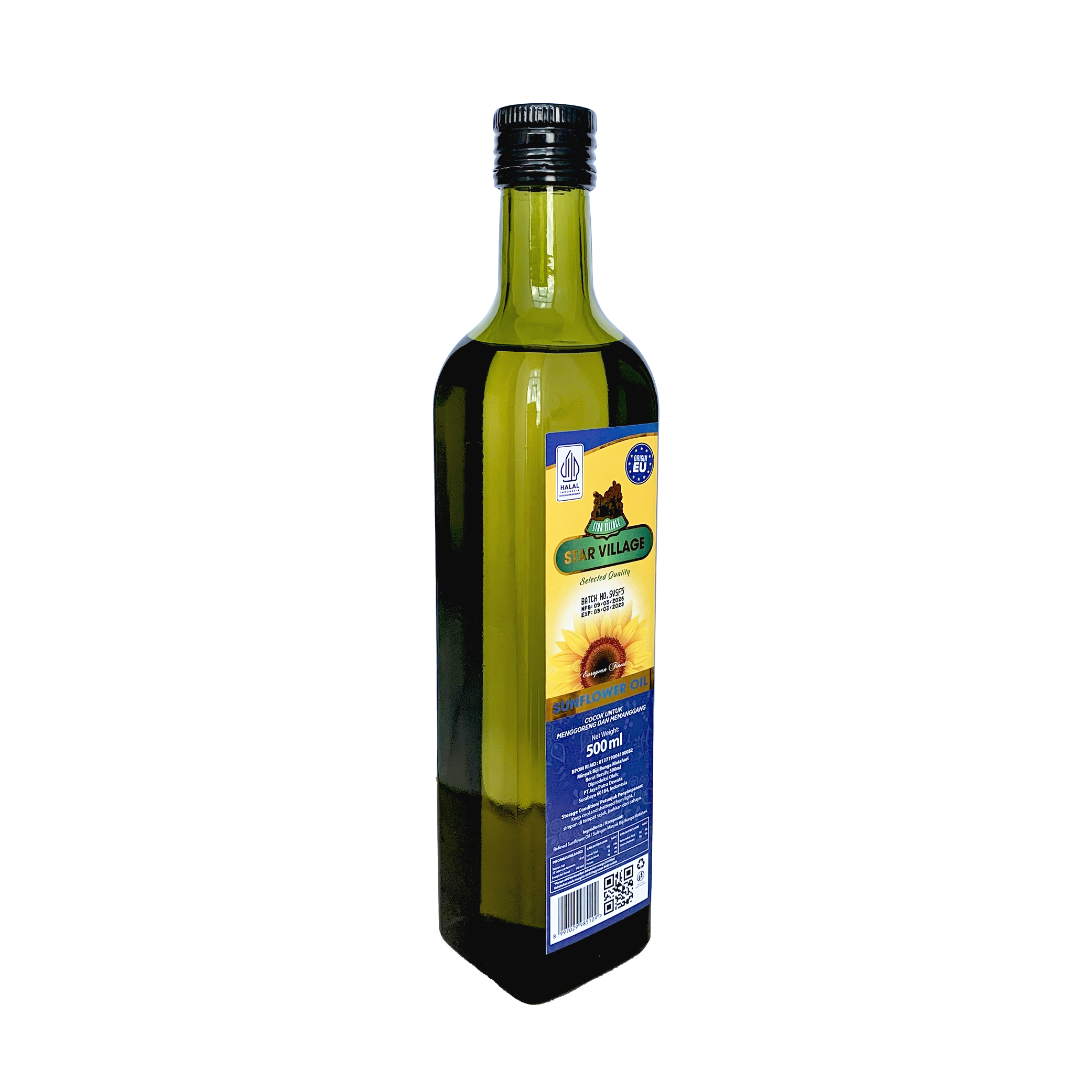 View Larger Star Village Sunflower Oil 500ml Inter Buana Mandiri