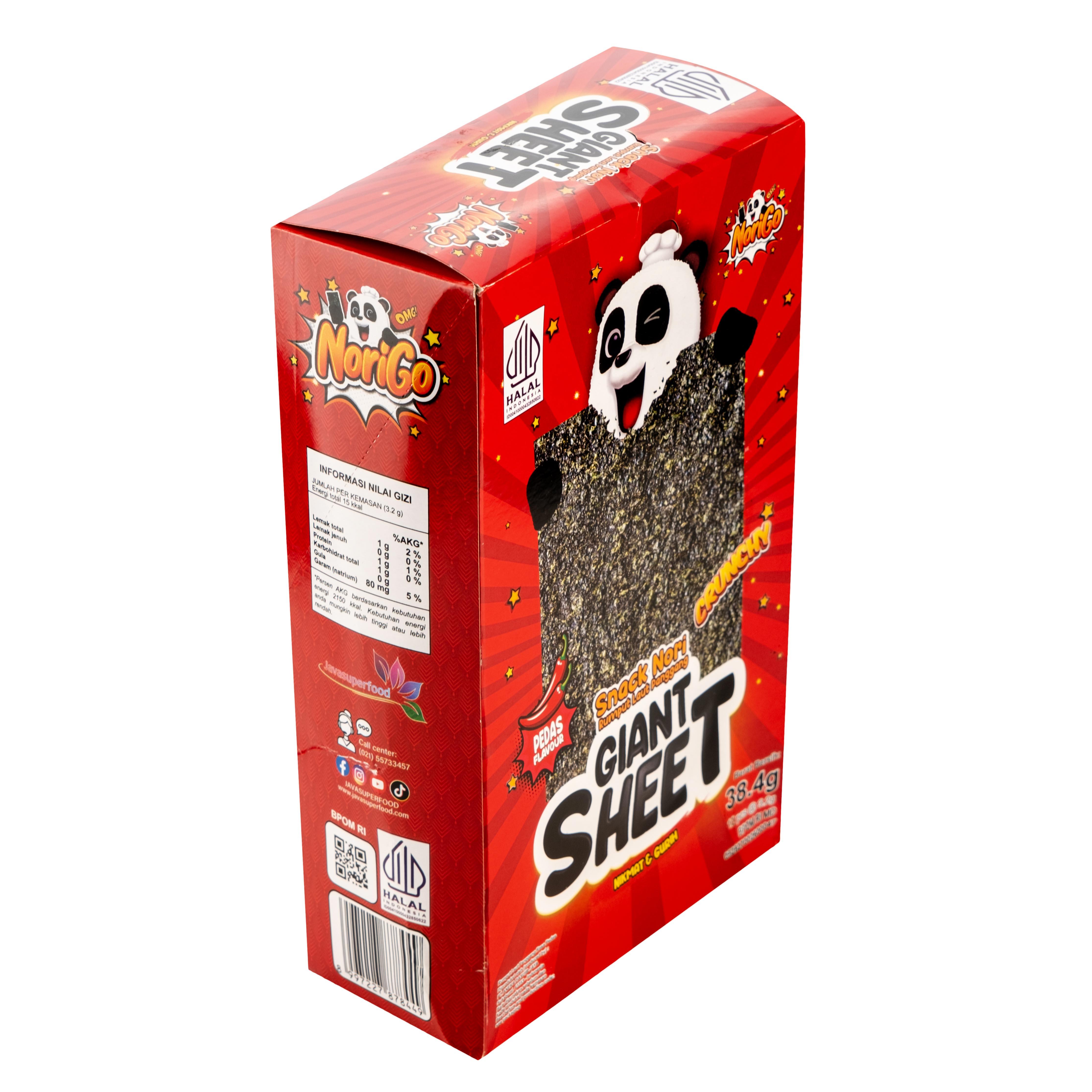 NoriGo Giant Sheet Pedas Box Inter Buana Mandiri