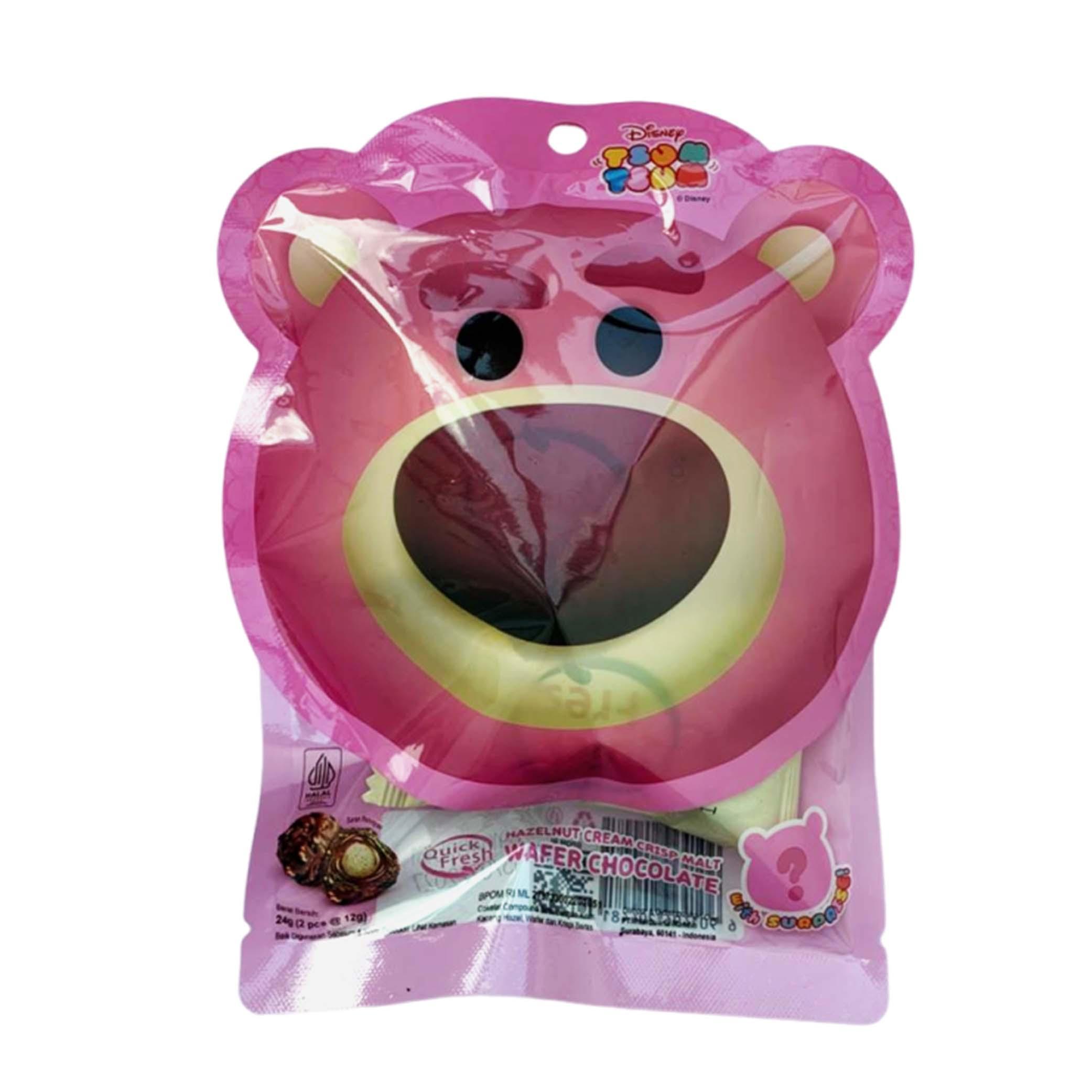 Quick Fresh  Hazelnut Cream Crispy Wafer Chocolate - Disney Tsum Tusm Series Inter Buana Mandiri