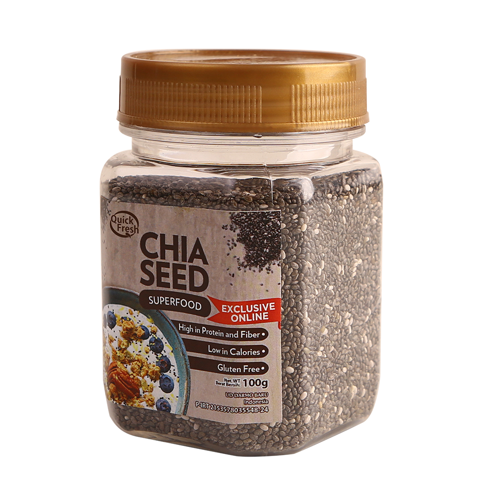Quick Fresh Chia Seeds Superfood 100g Inter Buana Mandiri