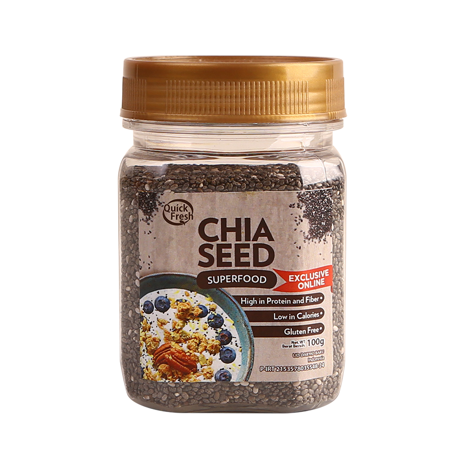 Quick Fresh Chia Seeds Superfood 100g Inter Buana Mandiri