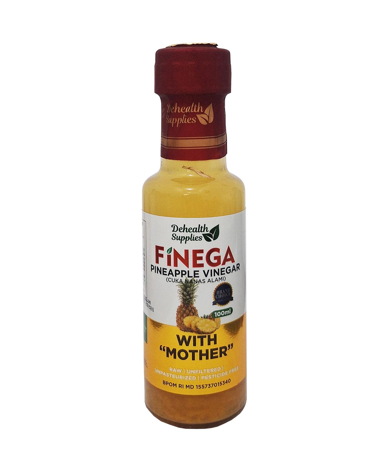 Dehealth Supplies Finega Pineapple Vinegar 100ml Inter Buana Mandiri