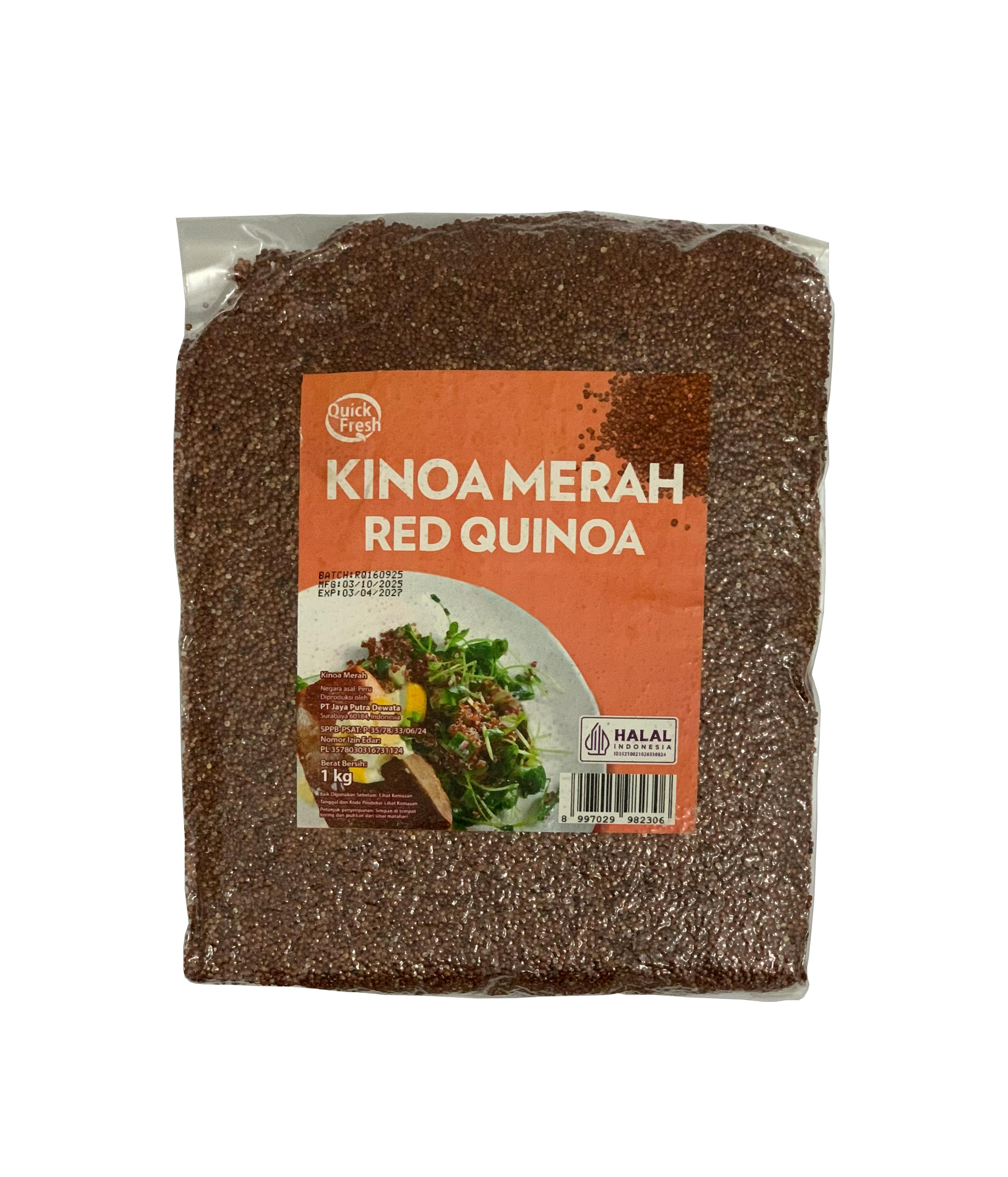 Quick Fresh Red Quinoa Superfood 1kg Inter Buana Mandiri
