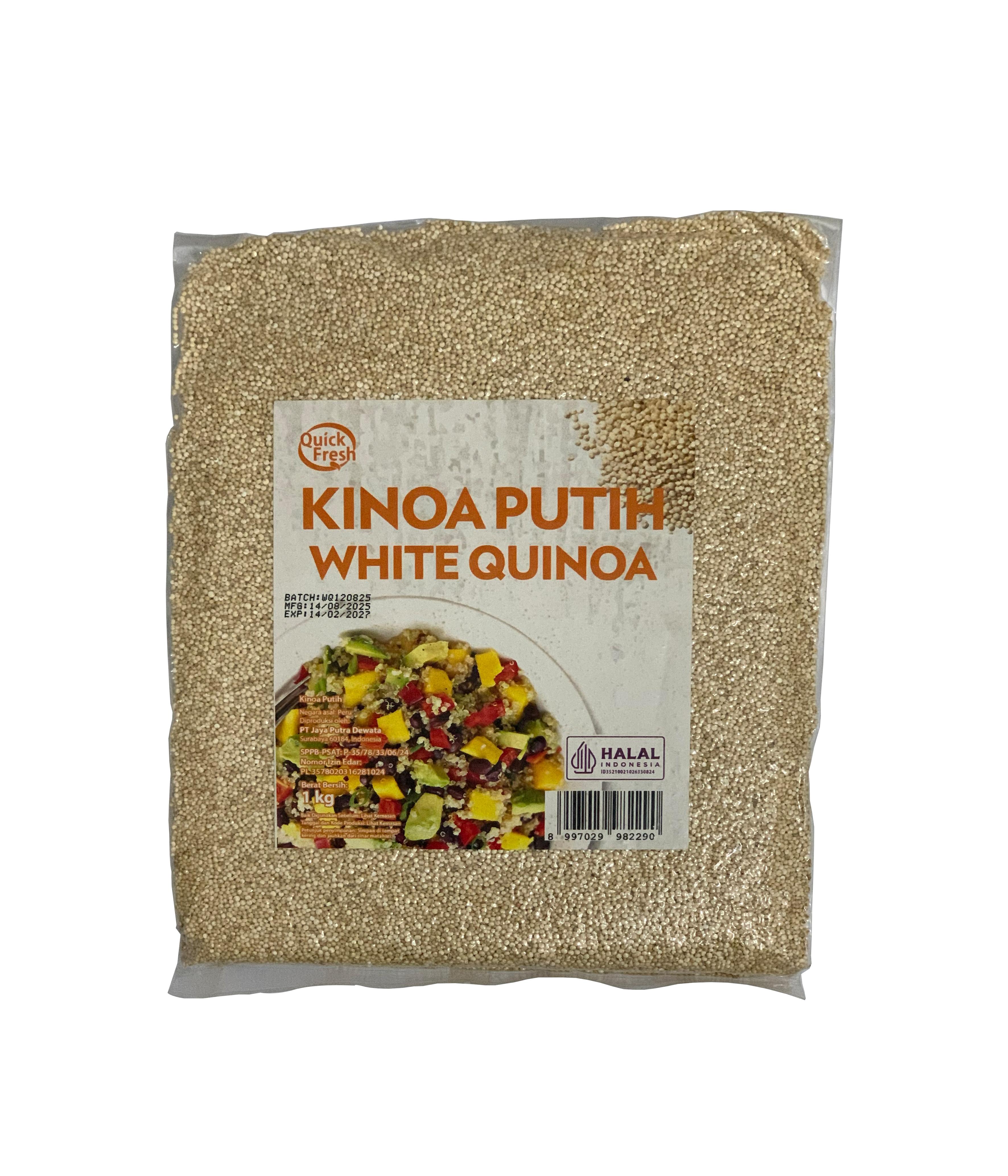 Quick Fresh White Quinoa Superfood 1kg Inter Buana Mandiri